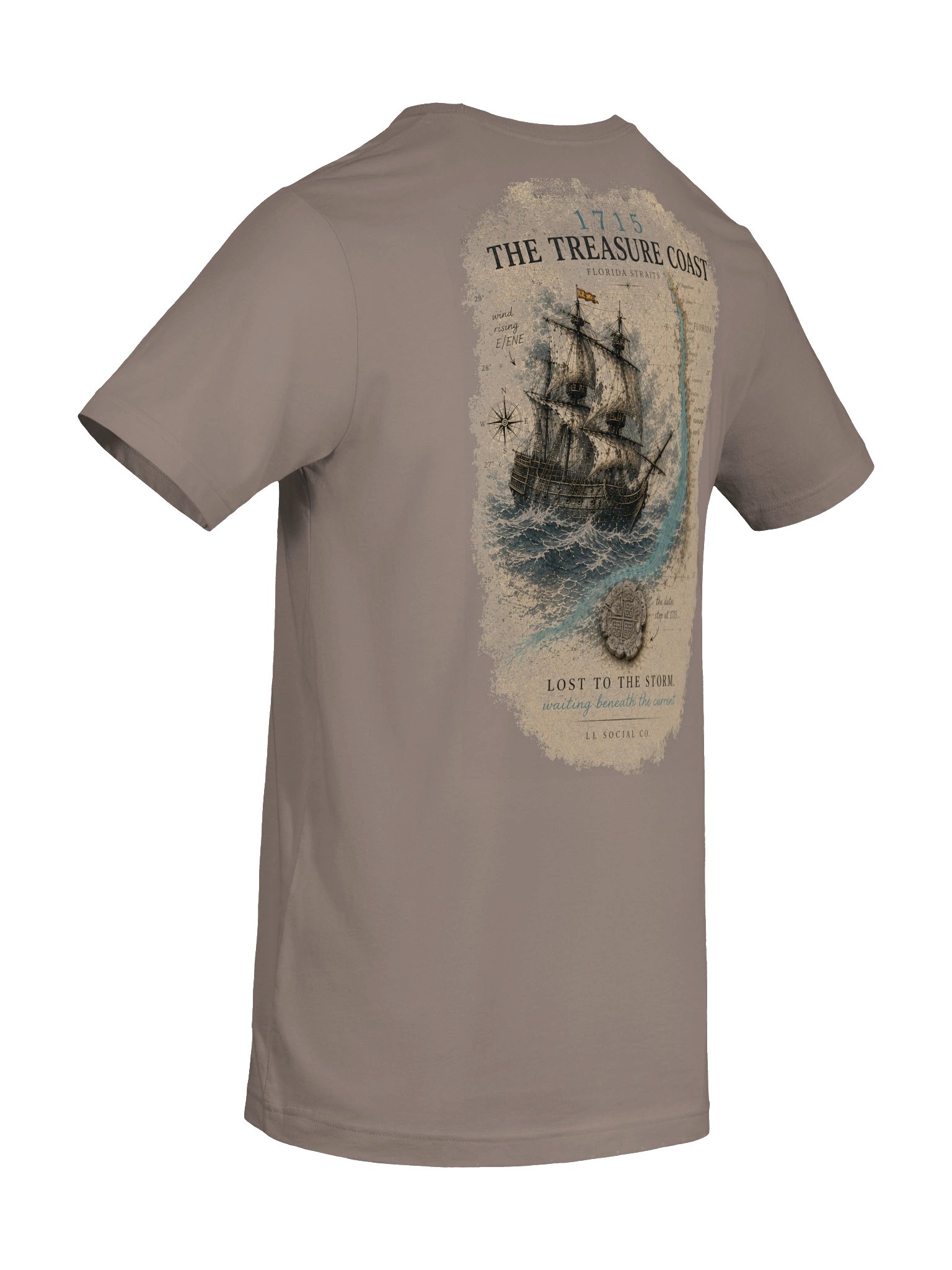 LL Social Co. Lost to the Storm Tee — Treasure Coast | 1715 product image (81)