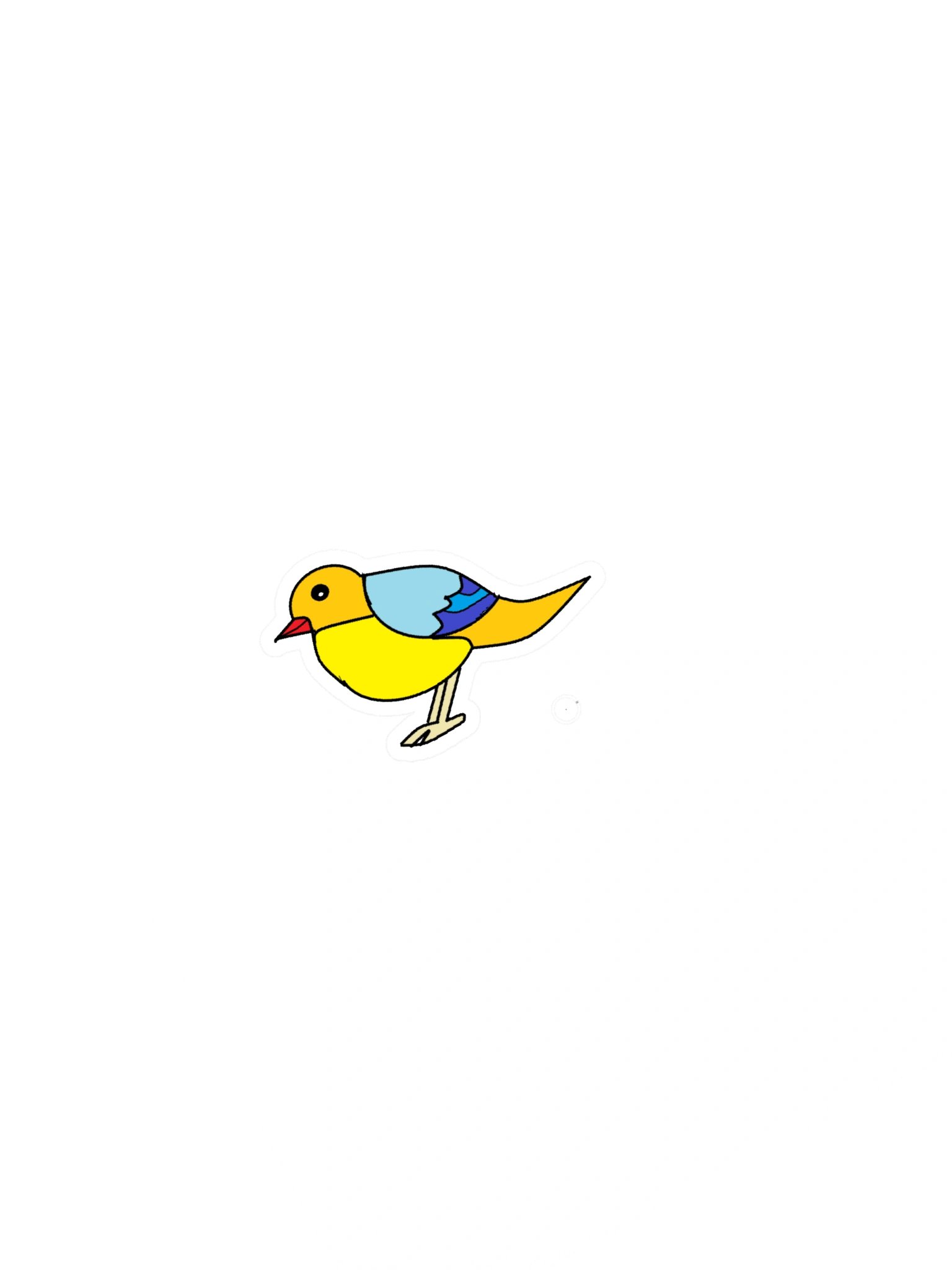 Whimsical Bird Sticker Sheet product image (1)