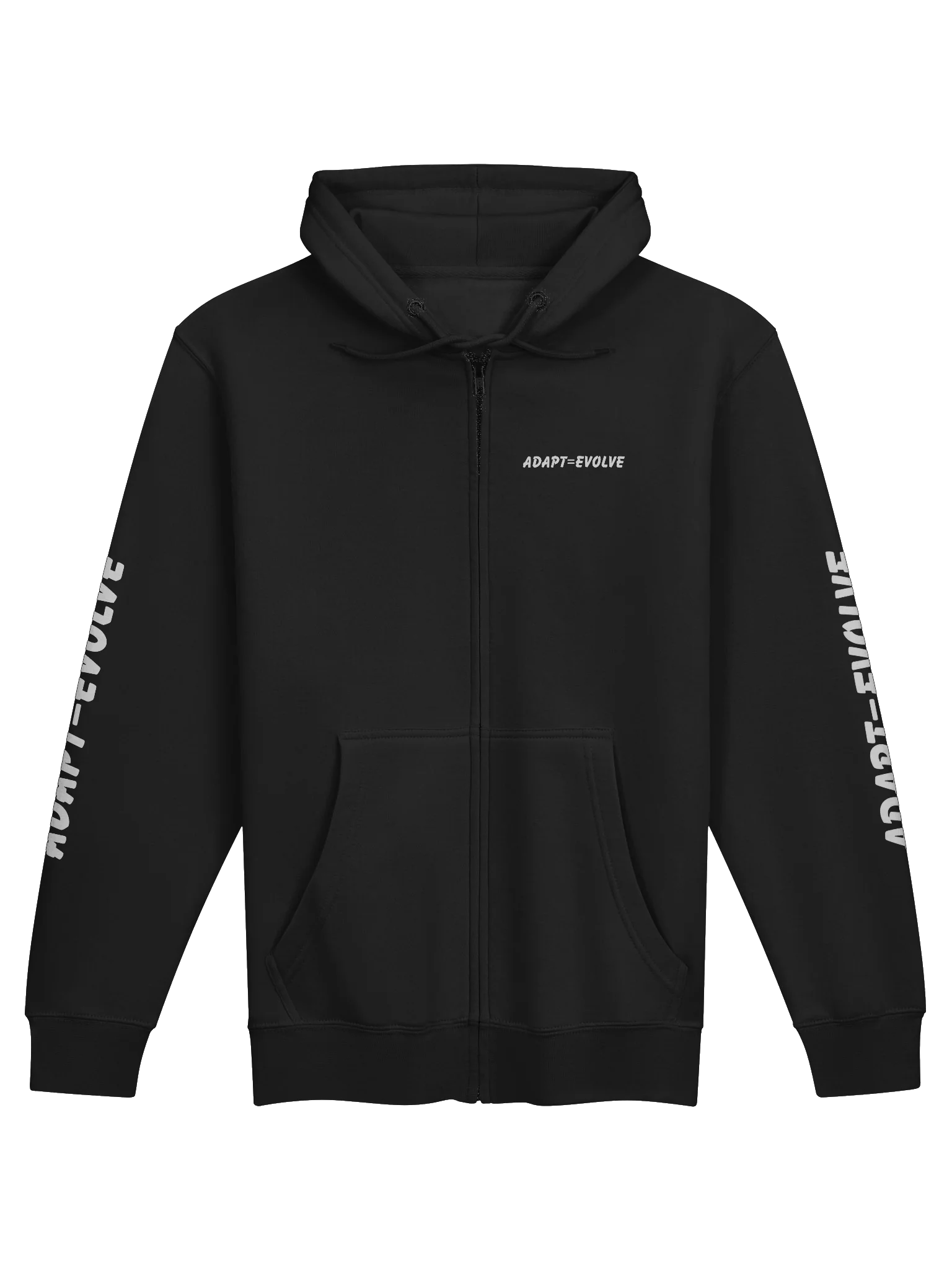 Adapt=Evolve zip hoodie product image (1)