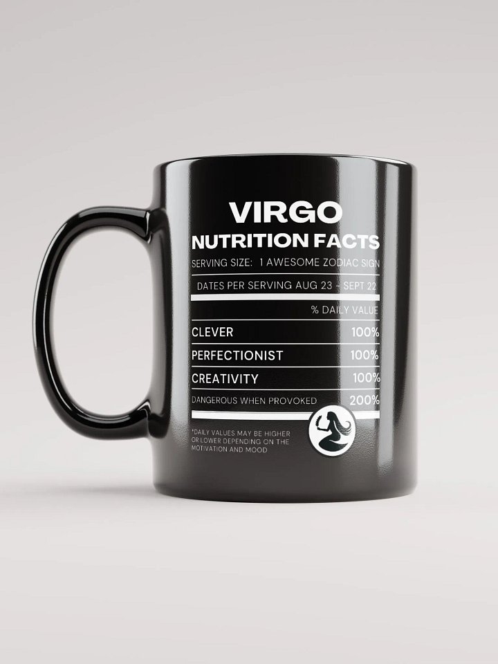 Virgo Nutrition Facts Mug product image (1)