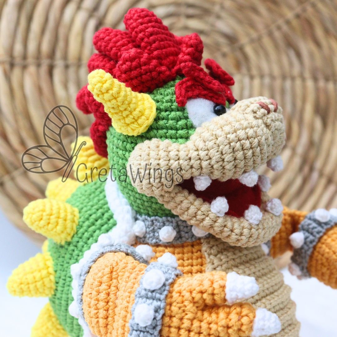 COMBO: Bowser & Bowser Jr. Amigurumi Patterns | Crochet Bundle product image (6)