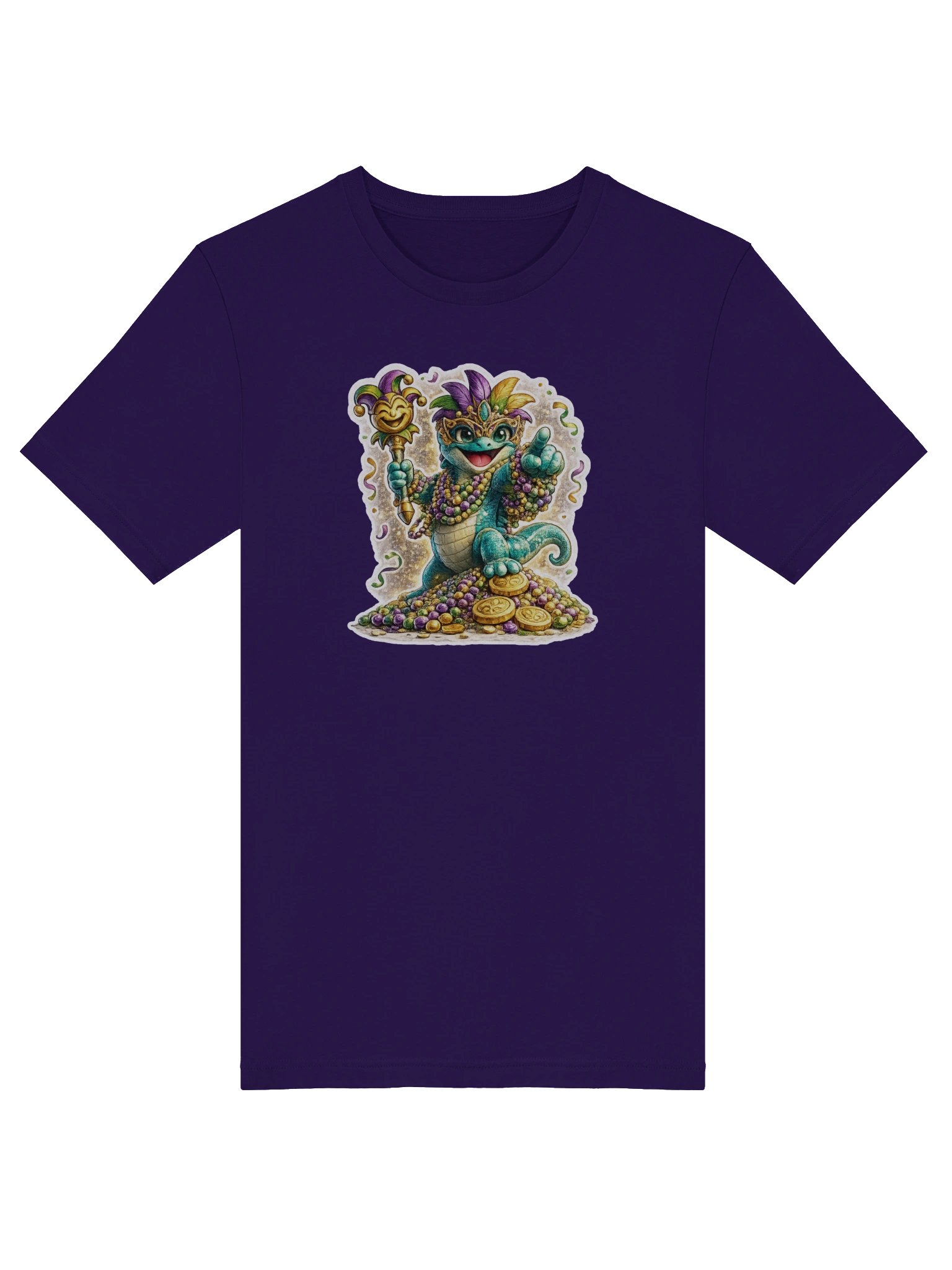 Chamkeyleon Mardi Glow Mardi Gras Tee product image (17)