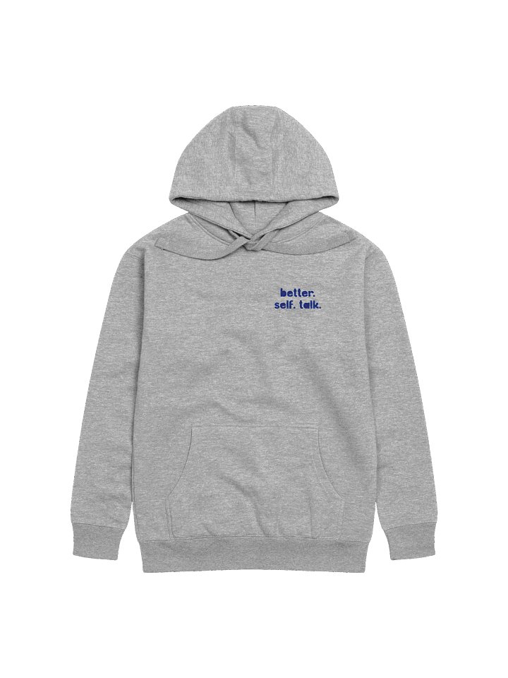 Better. Self. Talk. Hoodie (Navy & Red) product image (1)