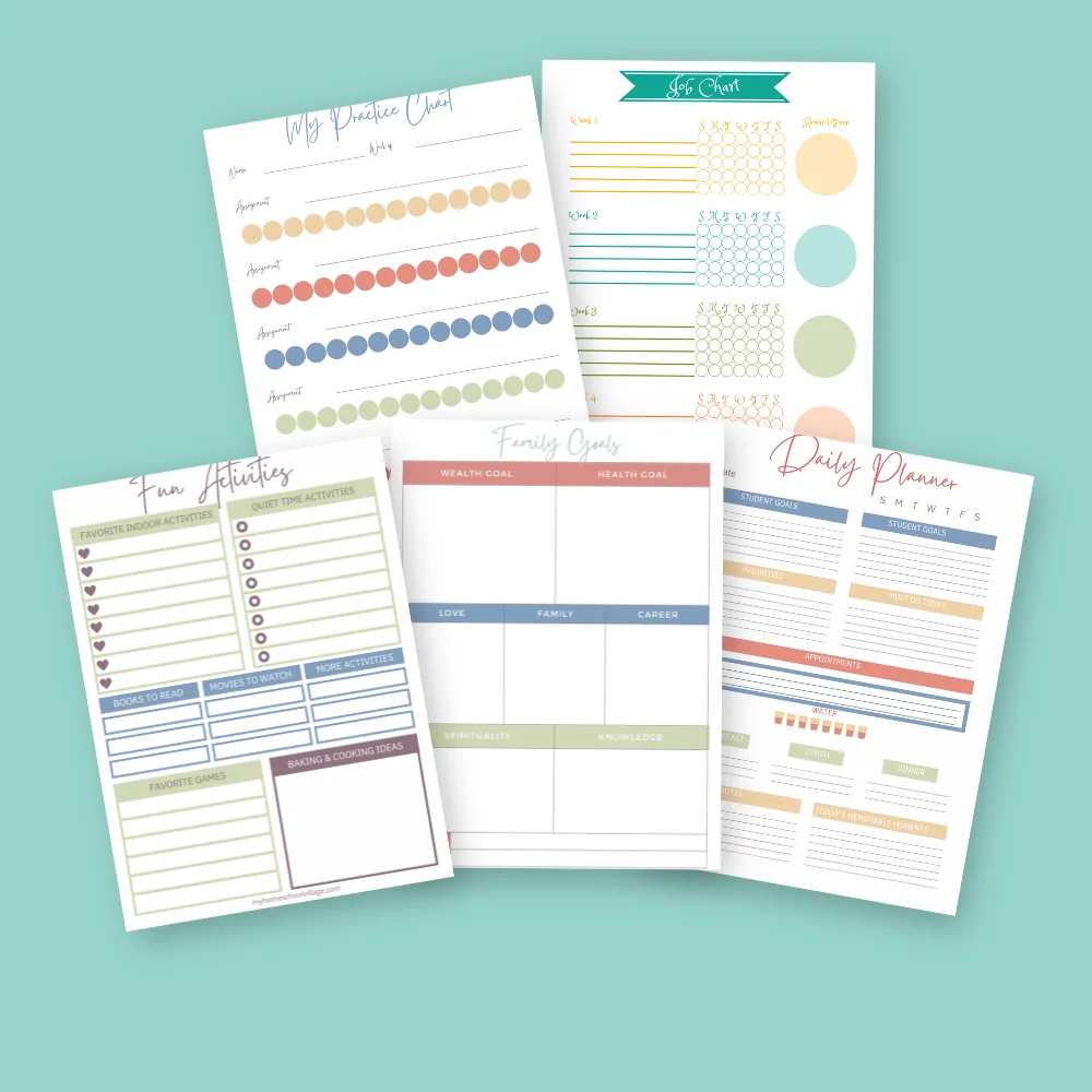The Family Management Chart Set — Print & Frame Collection product image (4)