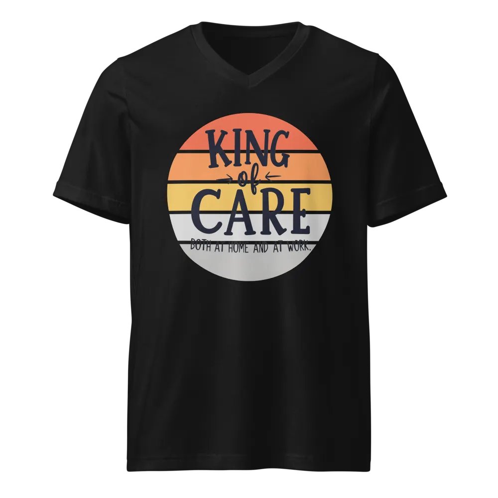 King of Care V-Neck Tee product image (1)