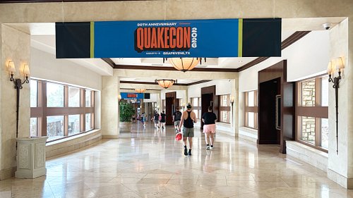 And so @quakecon begins. 🤙🏽