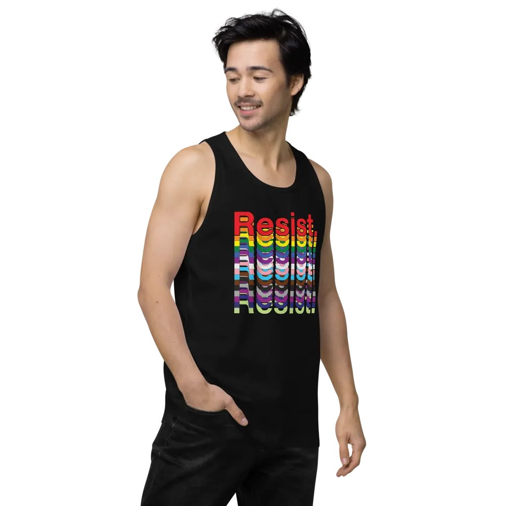 Resist - Rainbow Cotton Heritage Premium Tank Top product image (3)