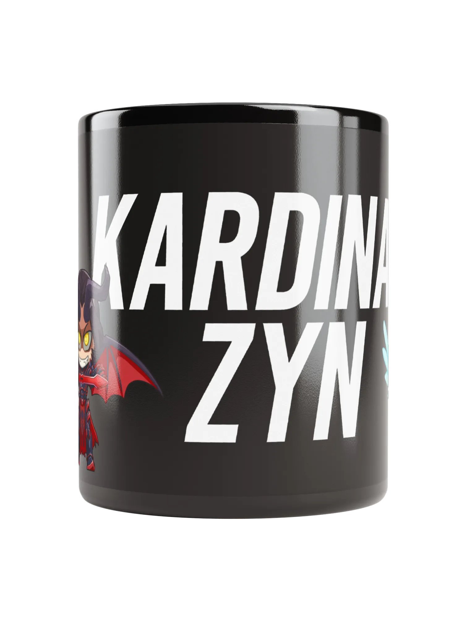 Kardinal Zyn Angel & Demon Coffee Mug (Black) product image (5)