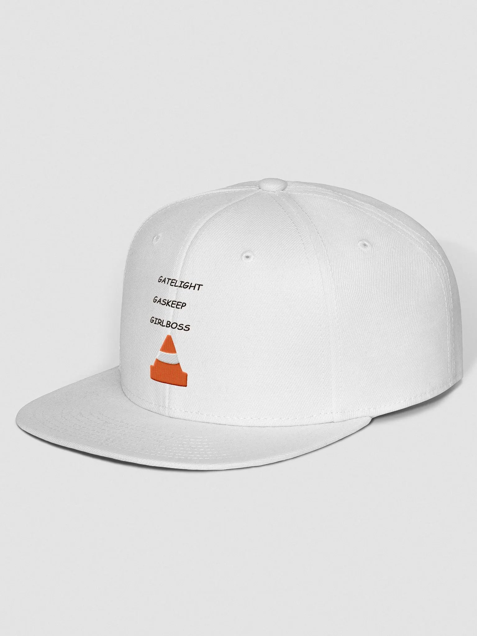 Gatelight, Gaskeep, Girlboss White Snapback product image (2)