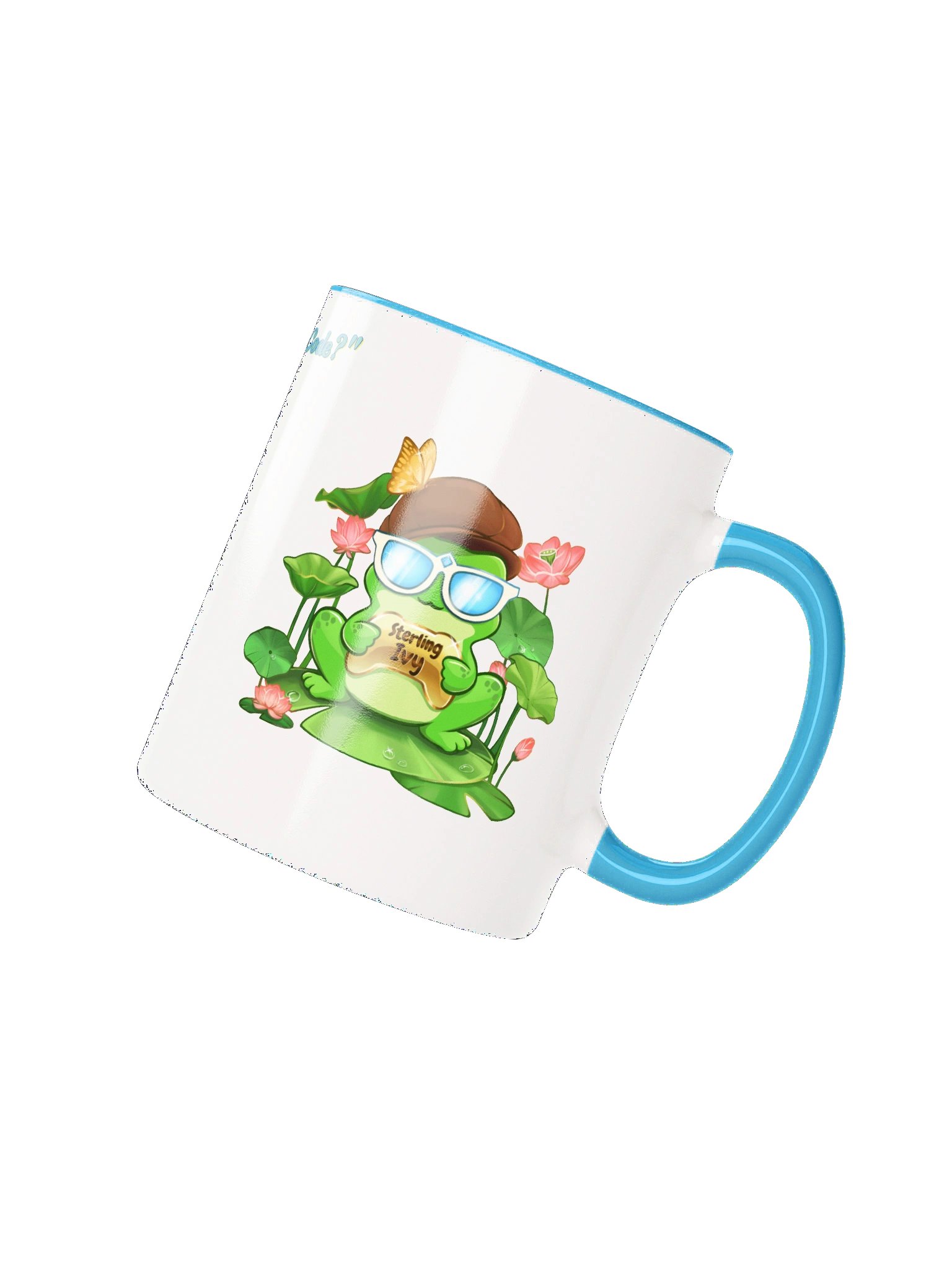Blue Cafe Frog - "Wanna Sky Code?" product image (2)