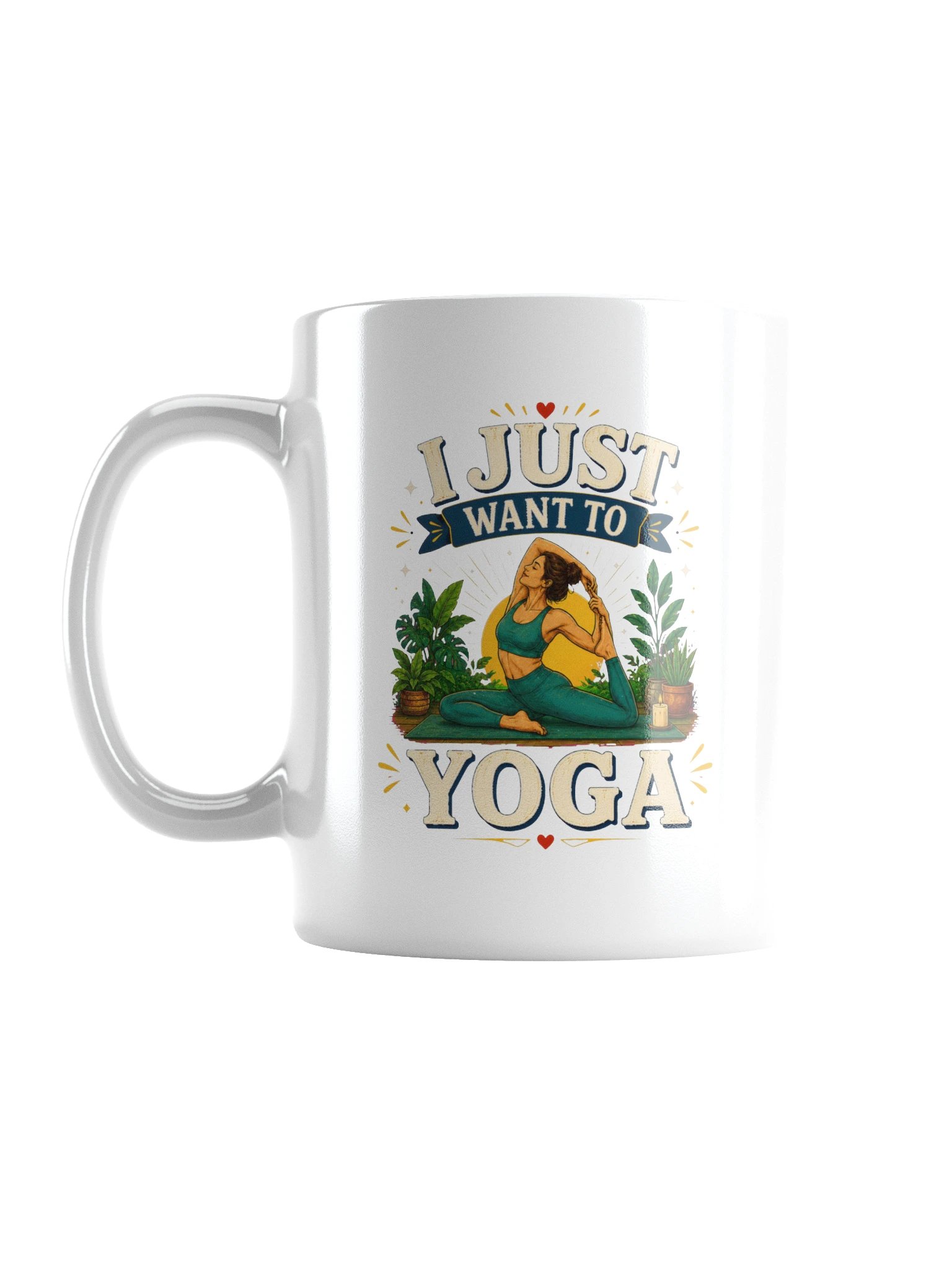 I Just Want To Yoga Mug product image (1)