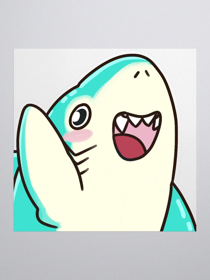 Shark Wave Sticker product image (2)