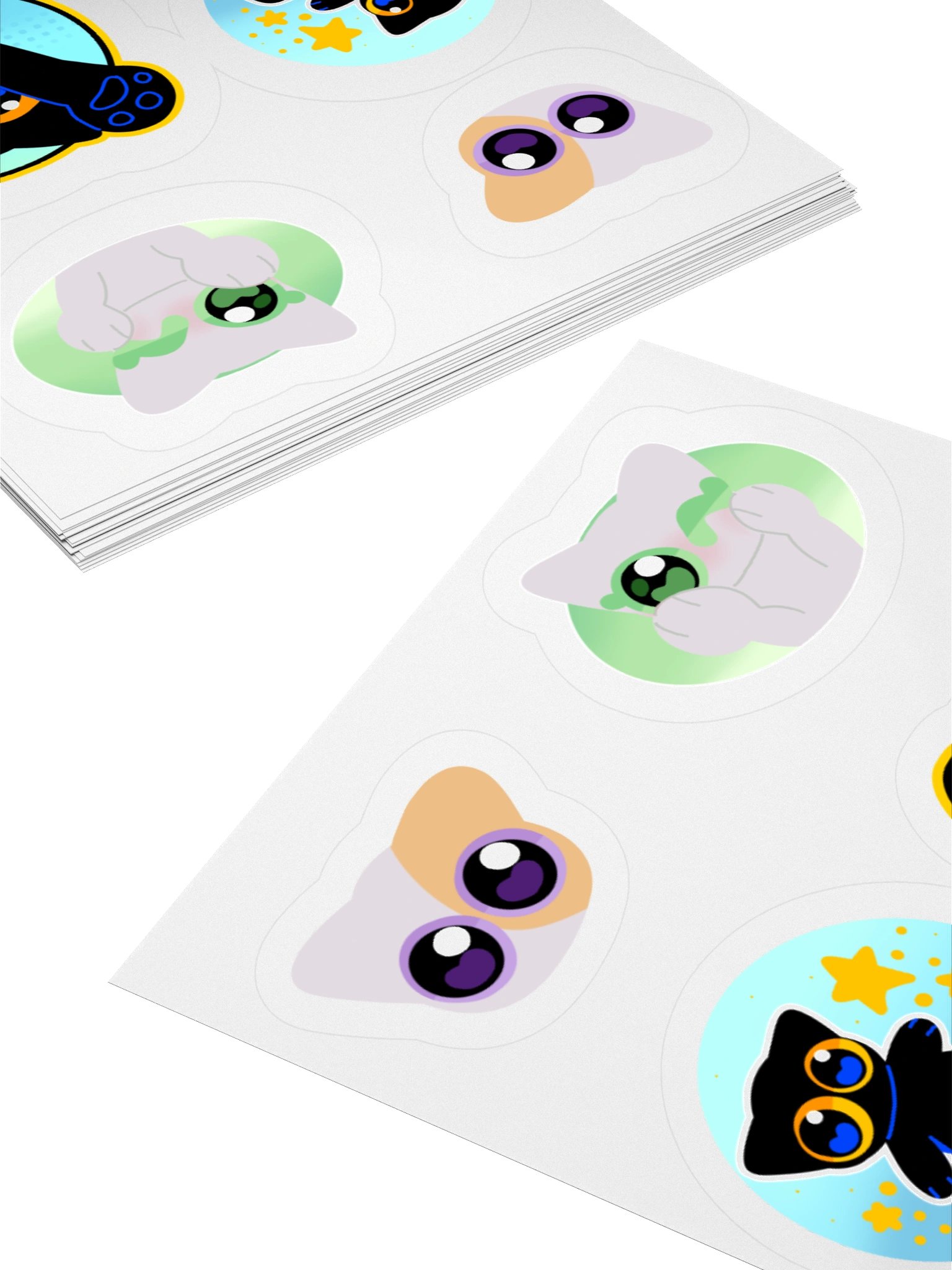 Silly Kat Sticker Pack A product image (4)