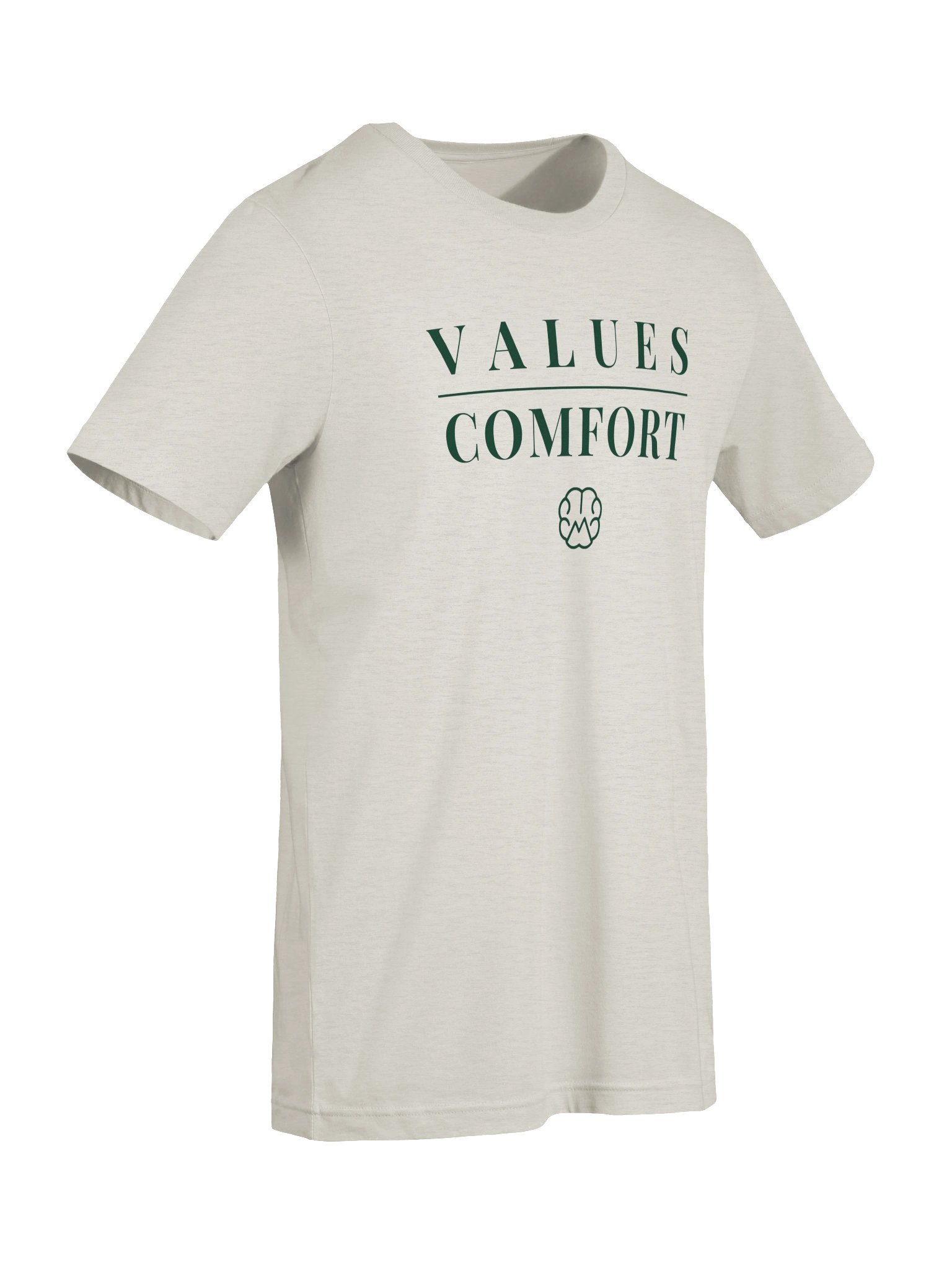 Mindset Evolution — Values Over Comfort Tee (Heather Dust) product image (7)