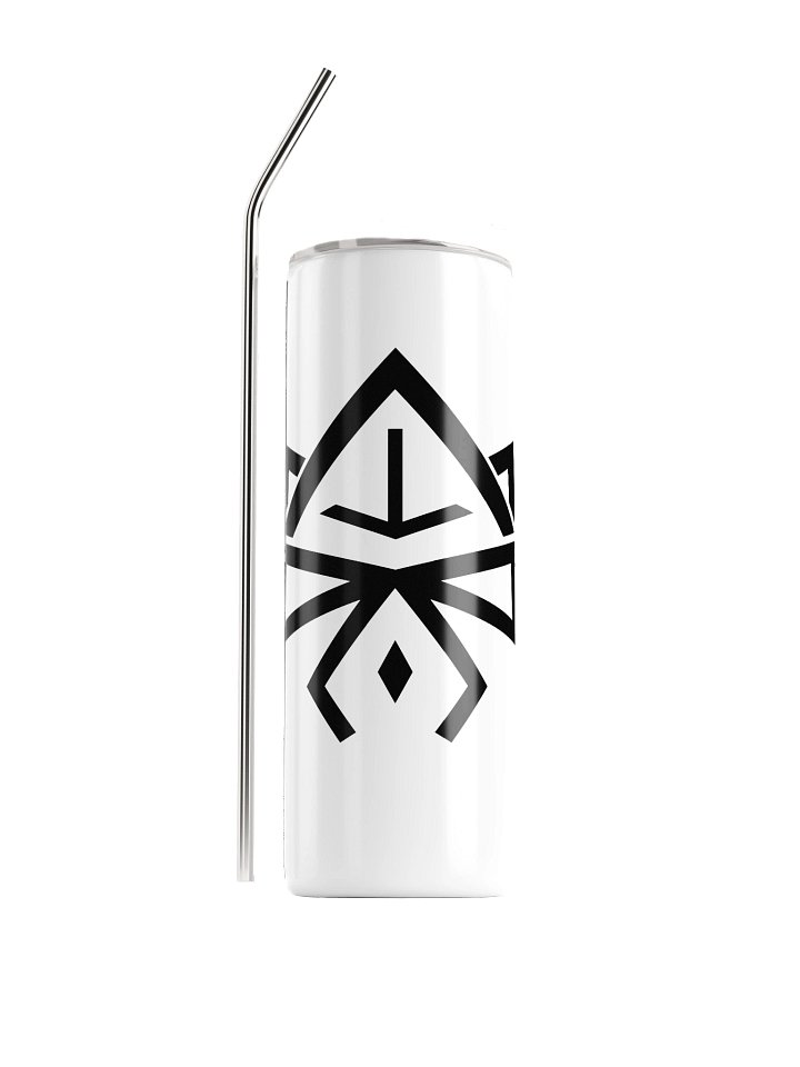 Arcadia Tumbler [White; Black Logo] product image (1)