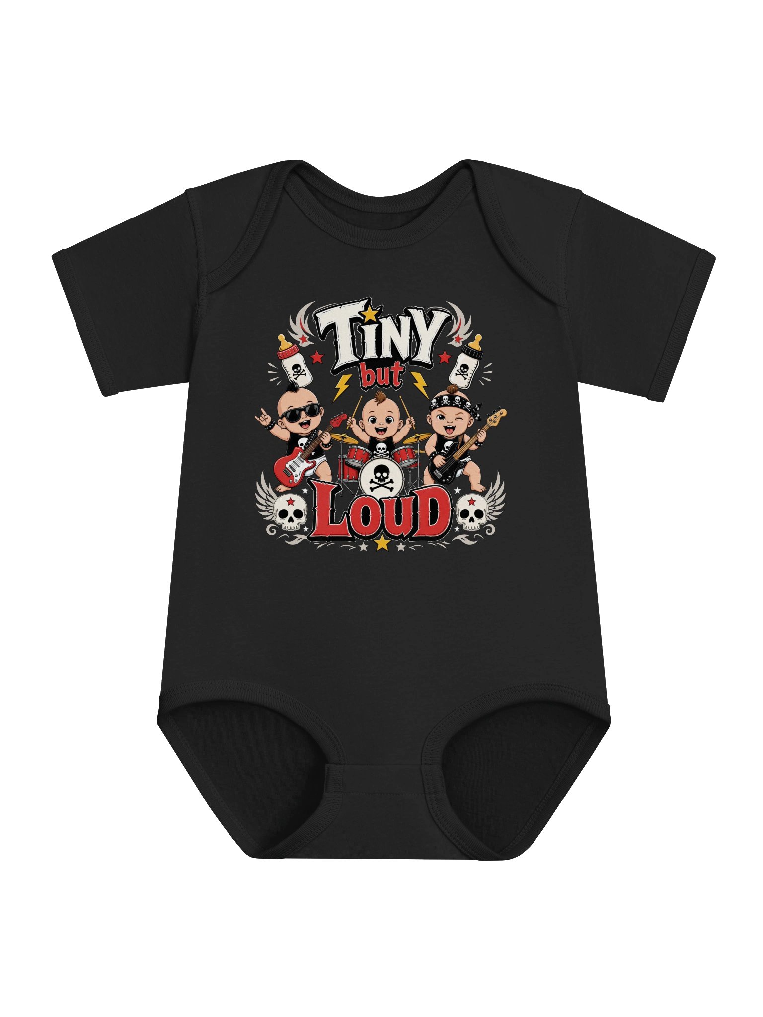 Tiny but Loud Rock Baby Bodysuit product image (2)