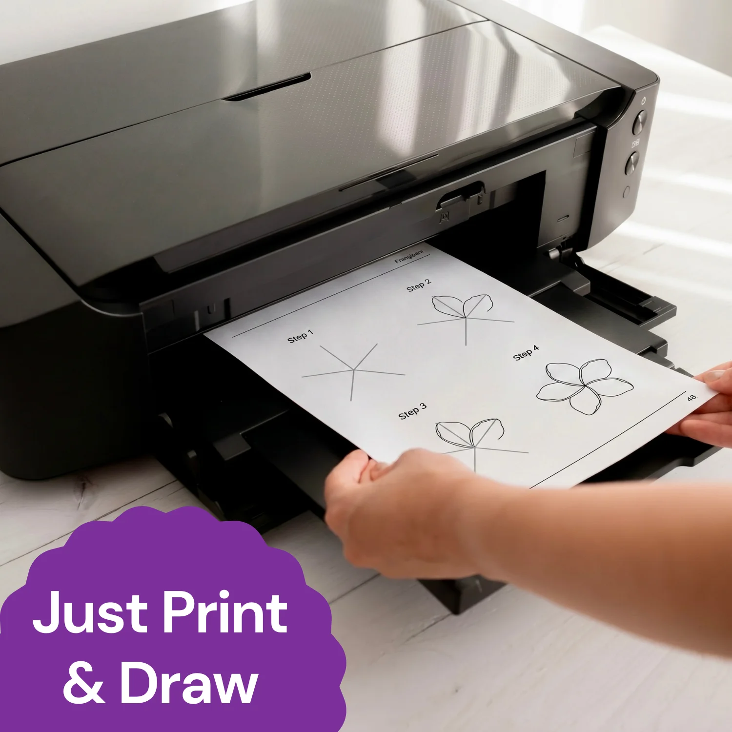 How To Draw Flowers: Printable Guide product image (5)