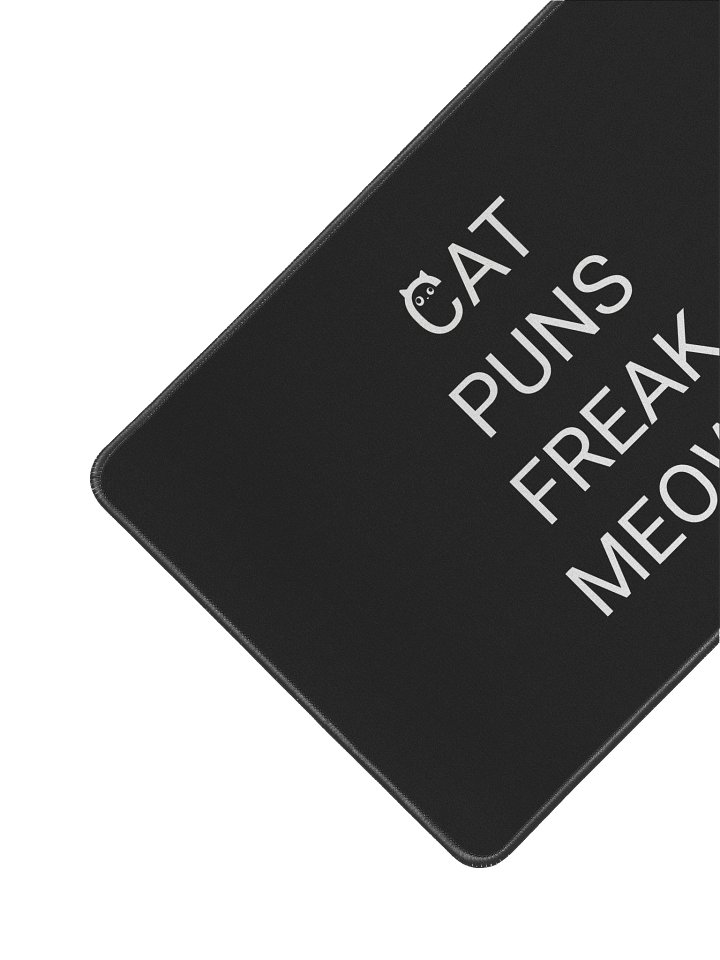 Cat Puns Desk Mat product image (2)