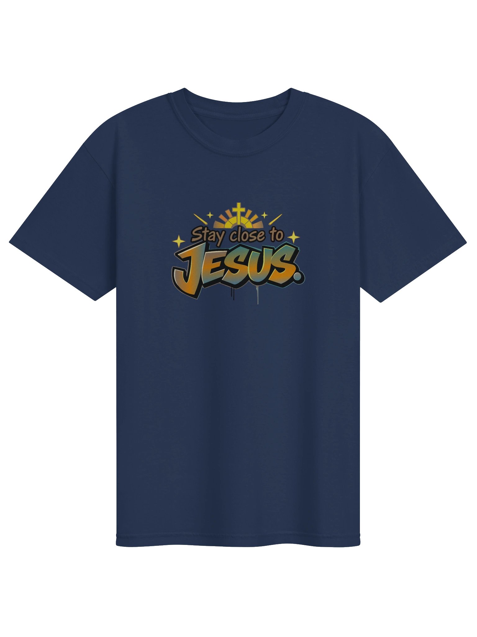 Stay Close to Jesus Graffiti T-shirt product image (2)