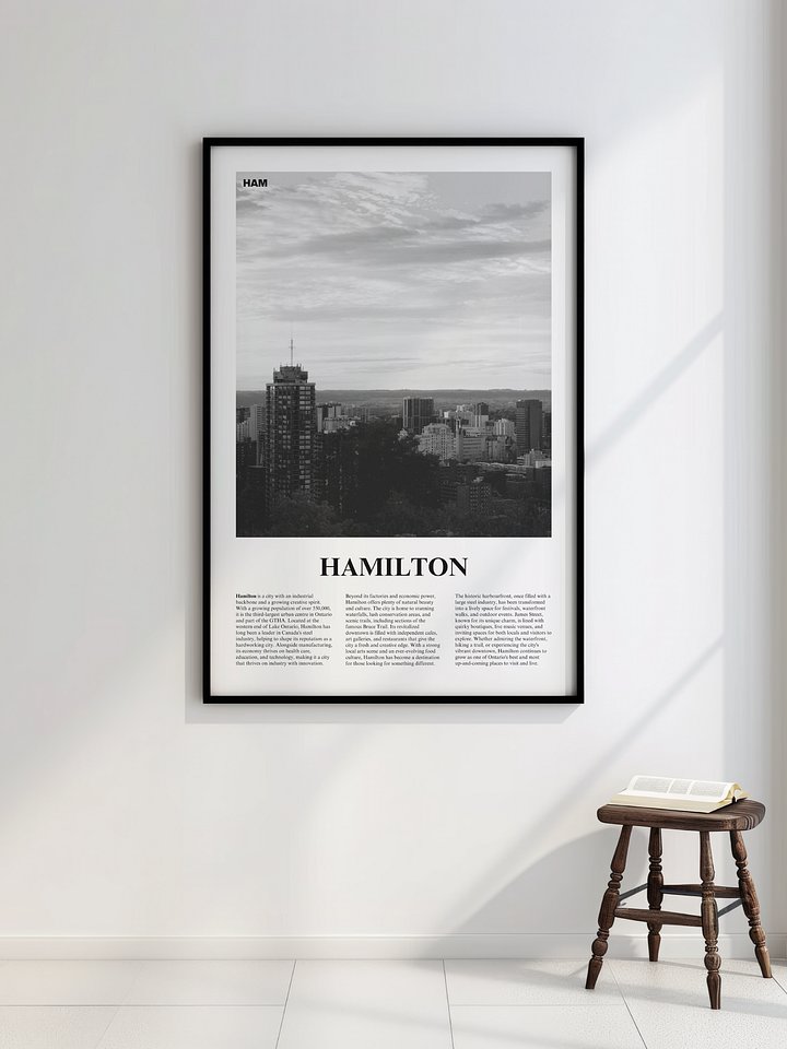 Hamilton 01 Newspaper Poster | Framed product image (2)