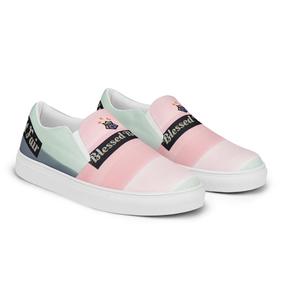 BBG Pink and Green Women's Slip On-w/o Cross product image (10)