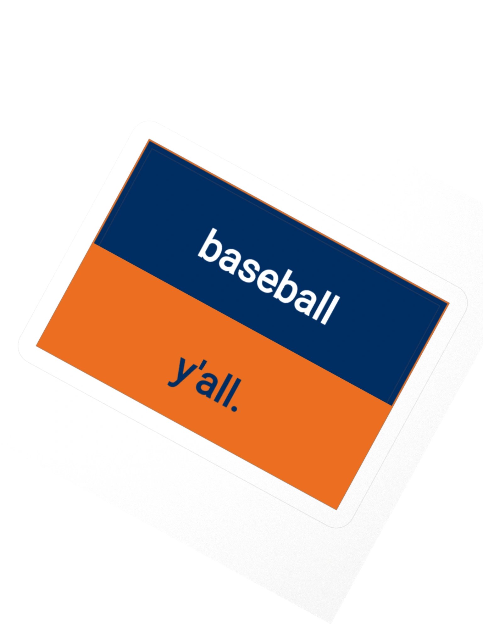 Baseball B Sticker product image (6)