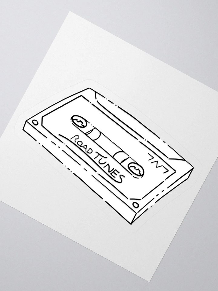 Road Tunes Cassette - Kiss Cut Sticker product image (6)