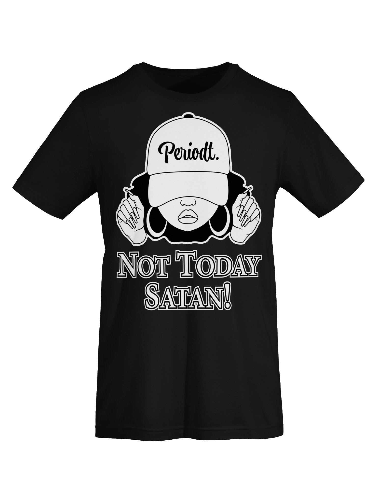 Not Today Satan B&W, Drk T-Shirt product image (5)