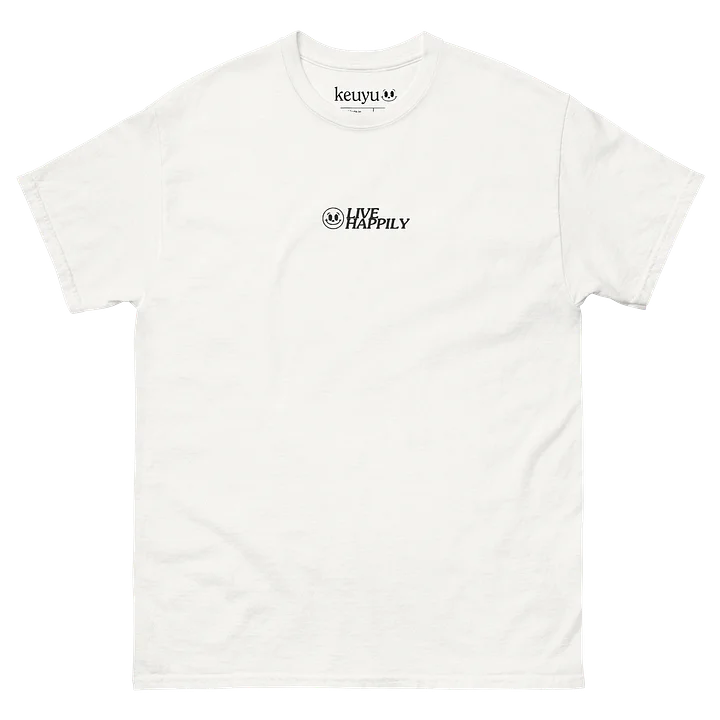 Live Happily Essential Tee product image (1)