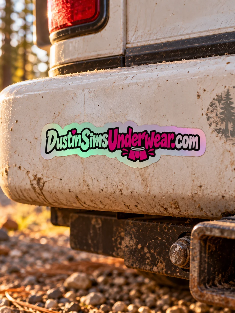 DustinSimsUnderwear.com Sticker product image (1)