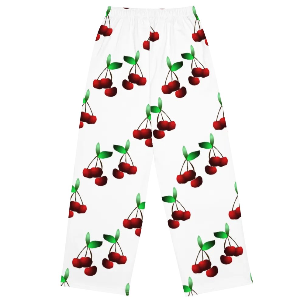Cherries Pattern Wideleg Pants product image (1)