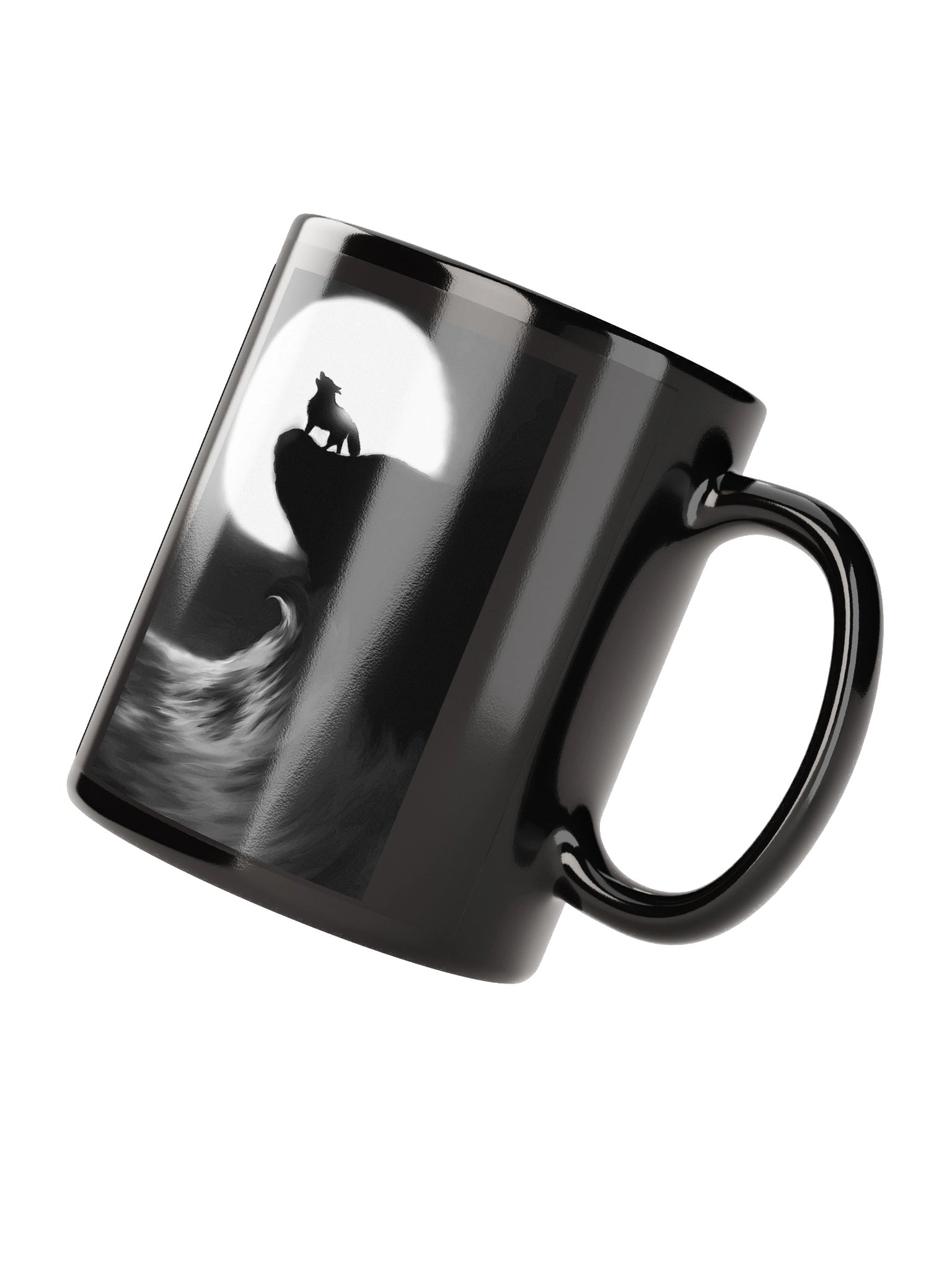 Black Glossy Mug product image (2)