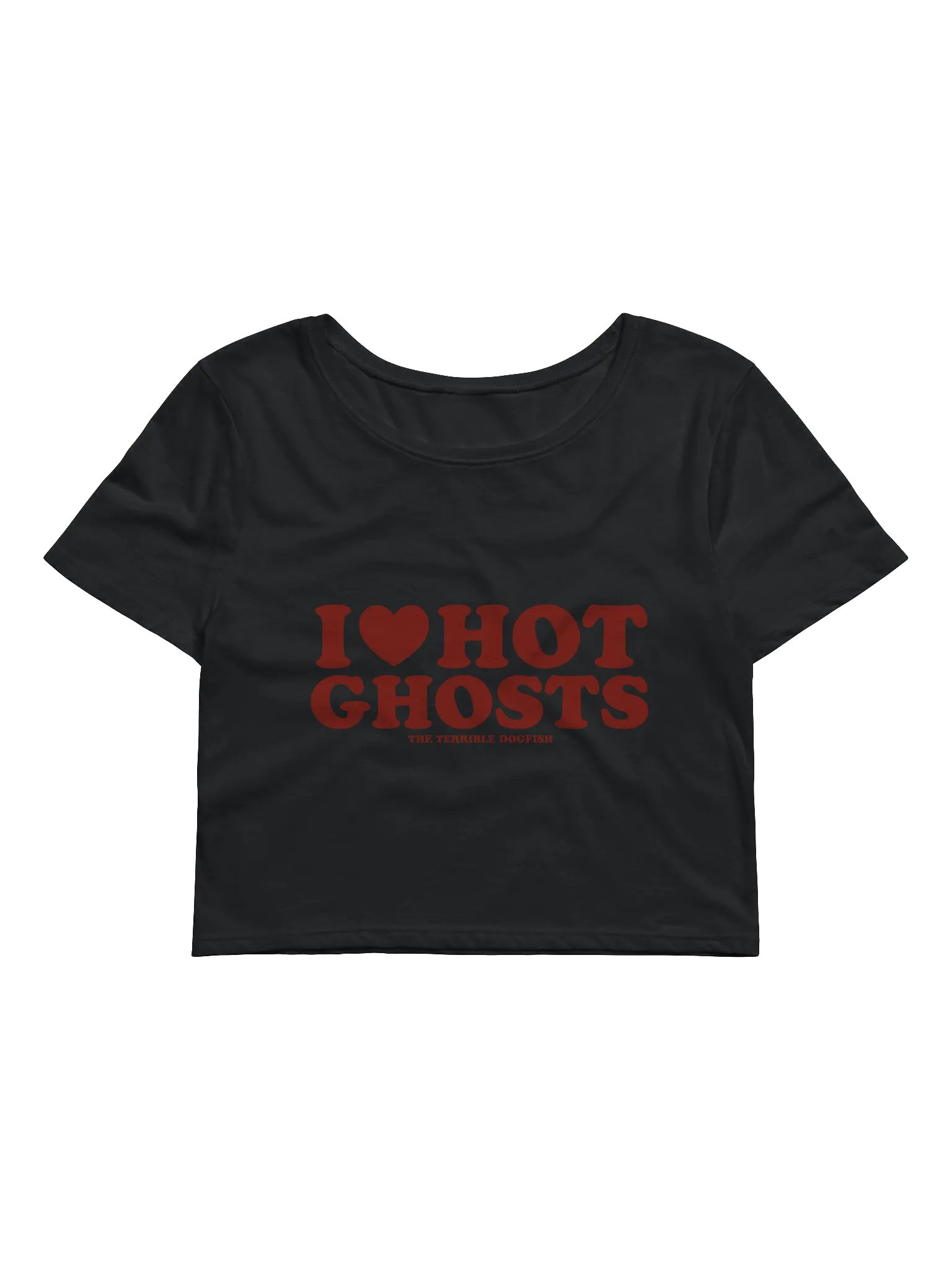 HOT GHOSTS CROP tee product image (1)