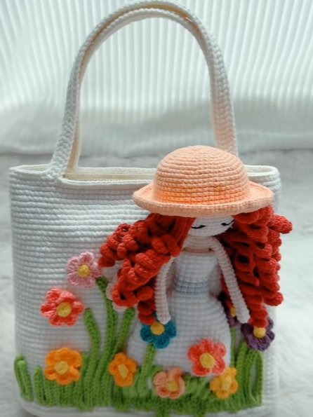 PDF pattern for this bright girl with bag product image (2)
