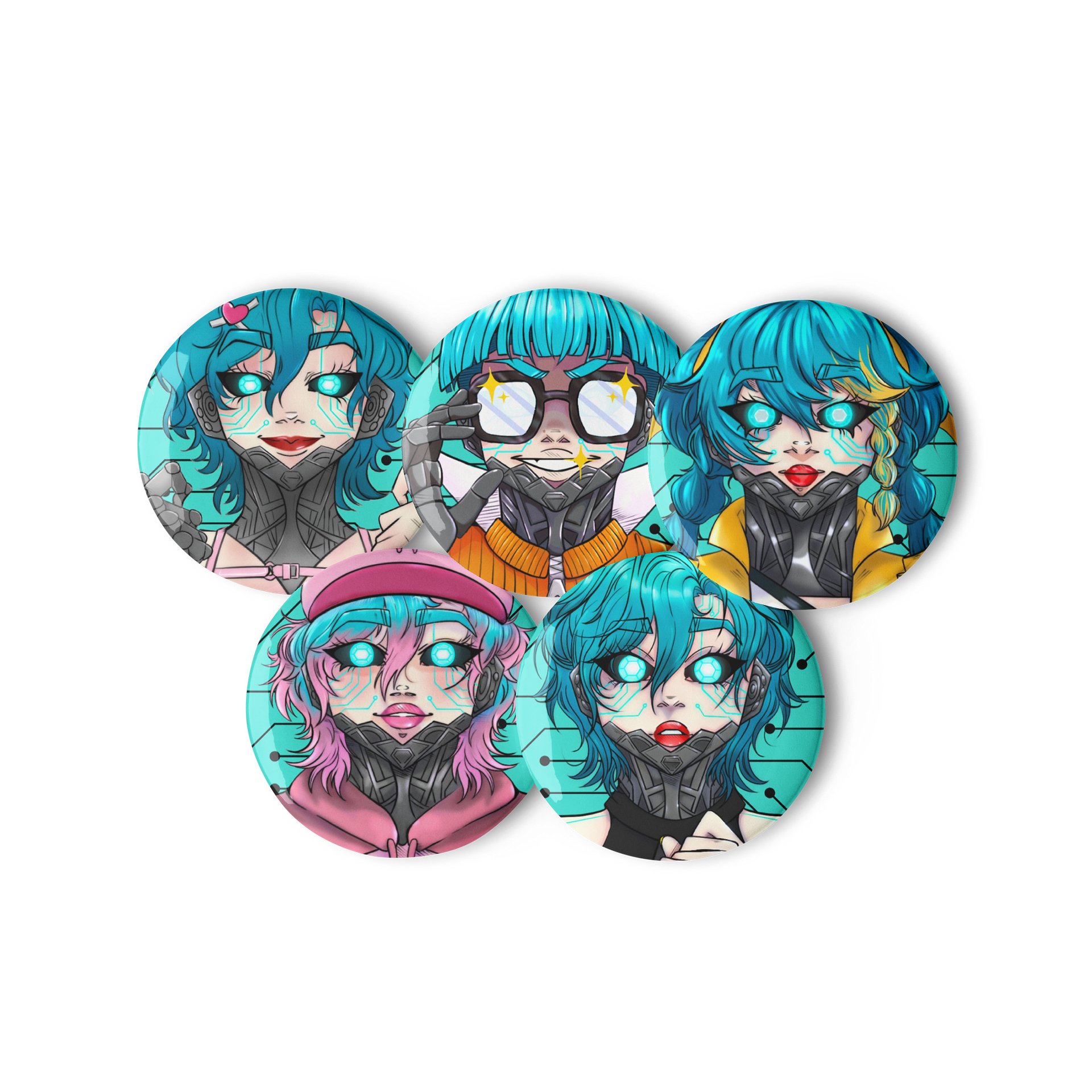 Phases of Rev Pin Button Set product image (3)