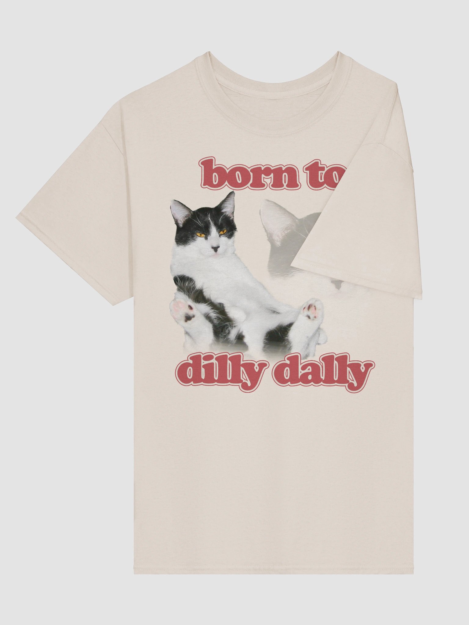 Born to Dilly Dally Cat T-shirt product image (40)