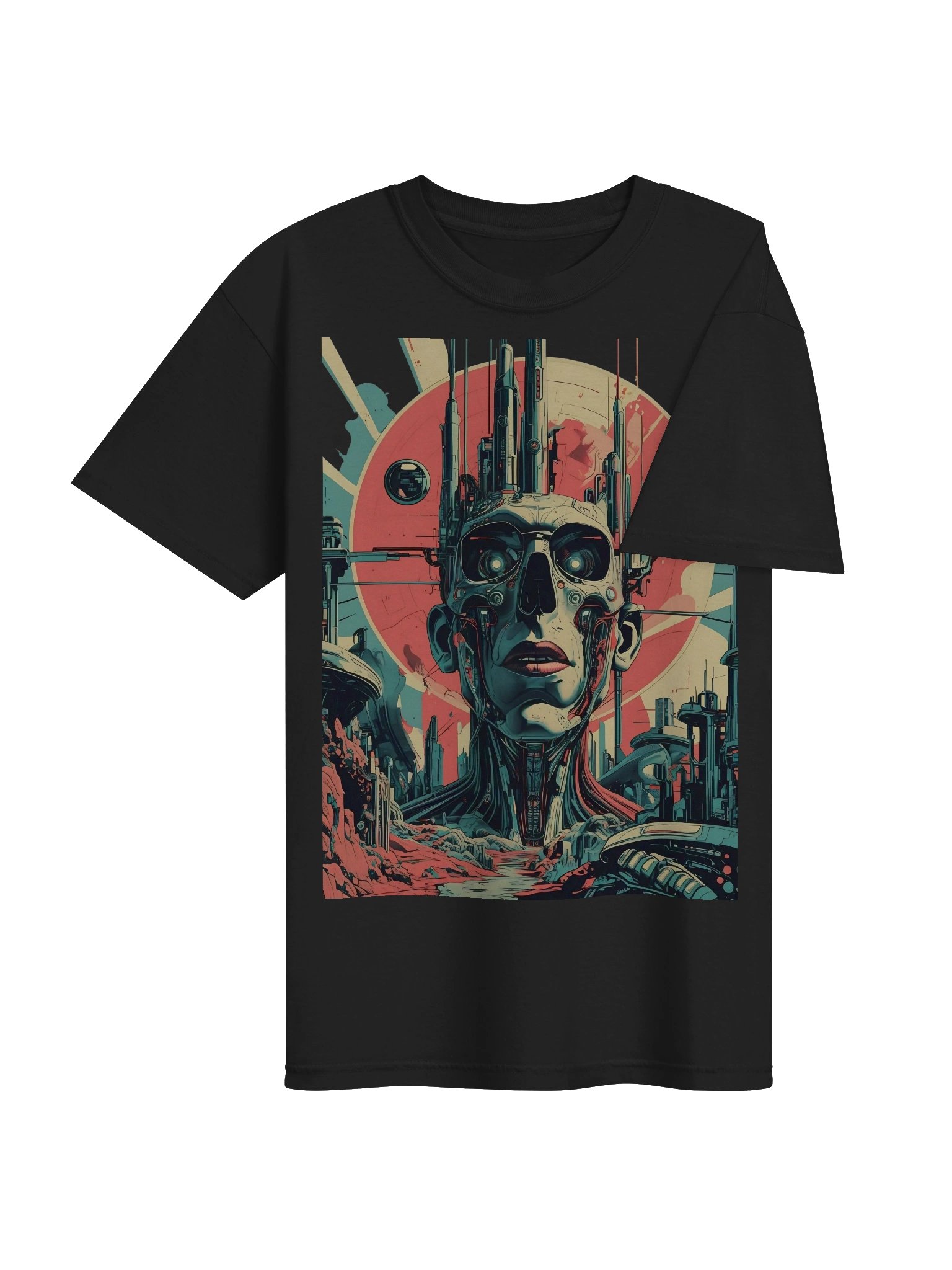 Retro-Futuristic Overlord Heavyweight T-Shirt product image (7)