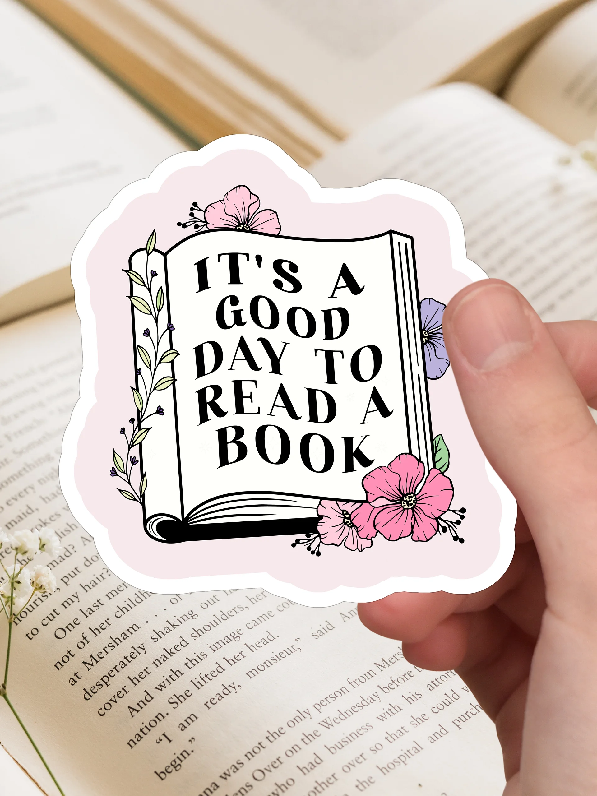It's a Good Day to Read a Book Sticker product image (1)