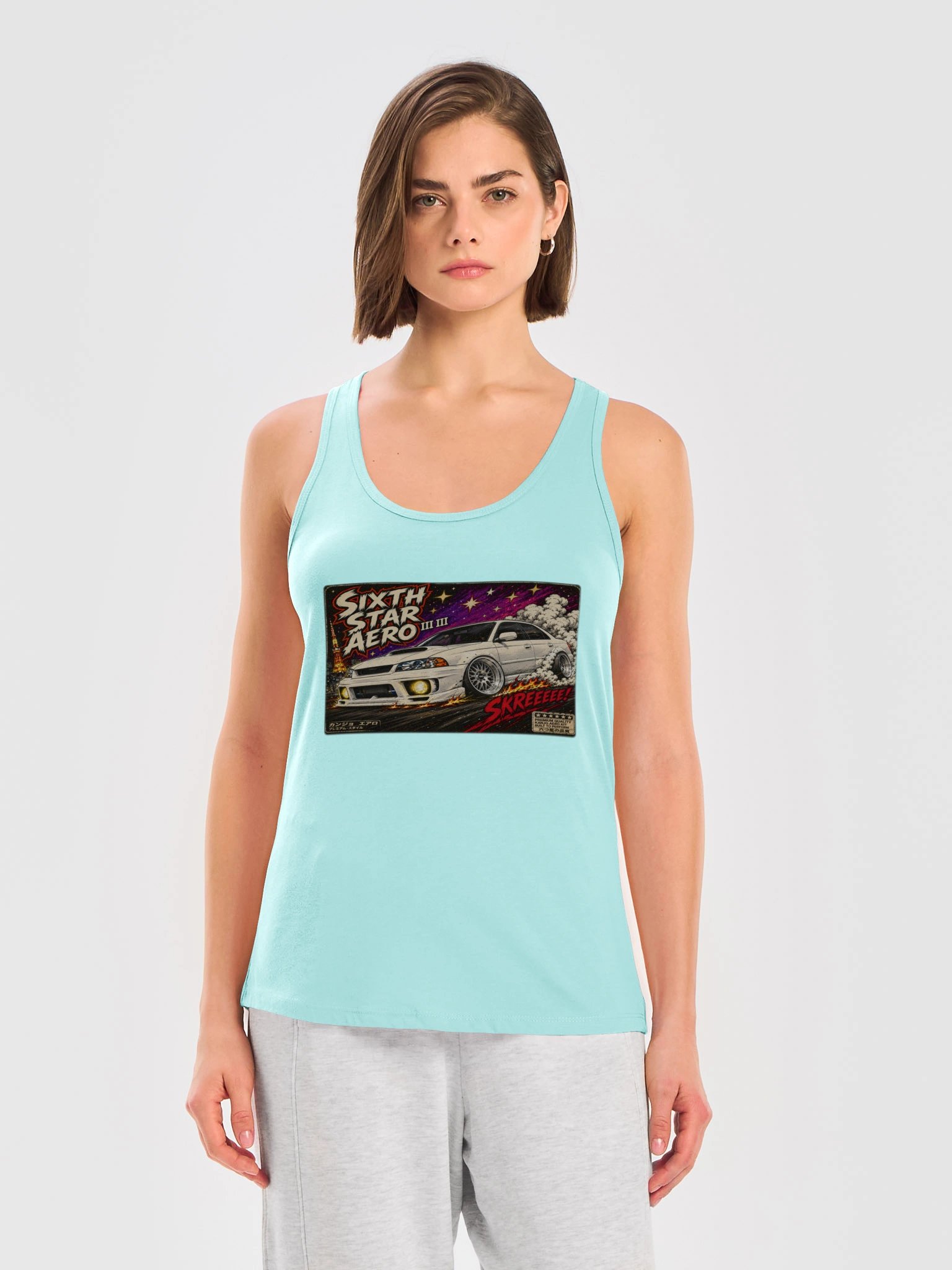 Let Loose Graphic (Sedan) Womens Racerback product image (39)