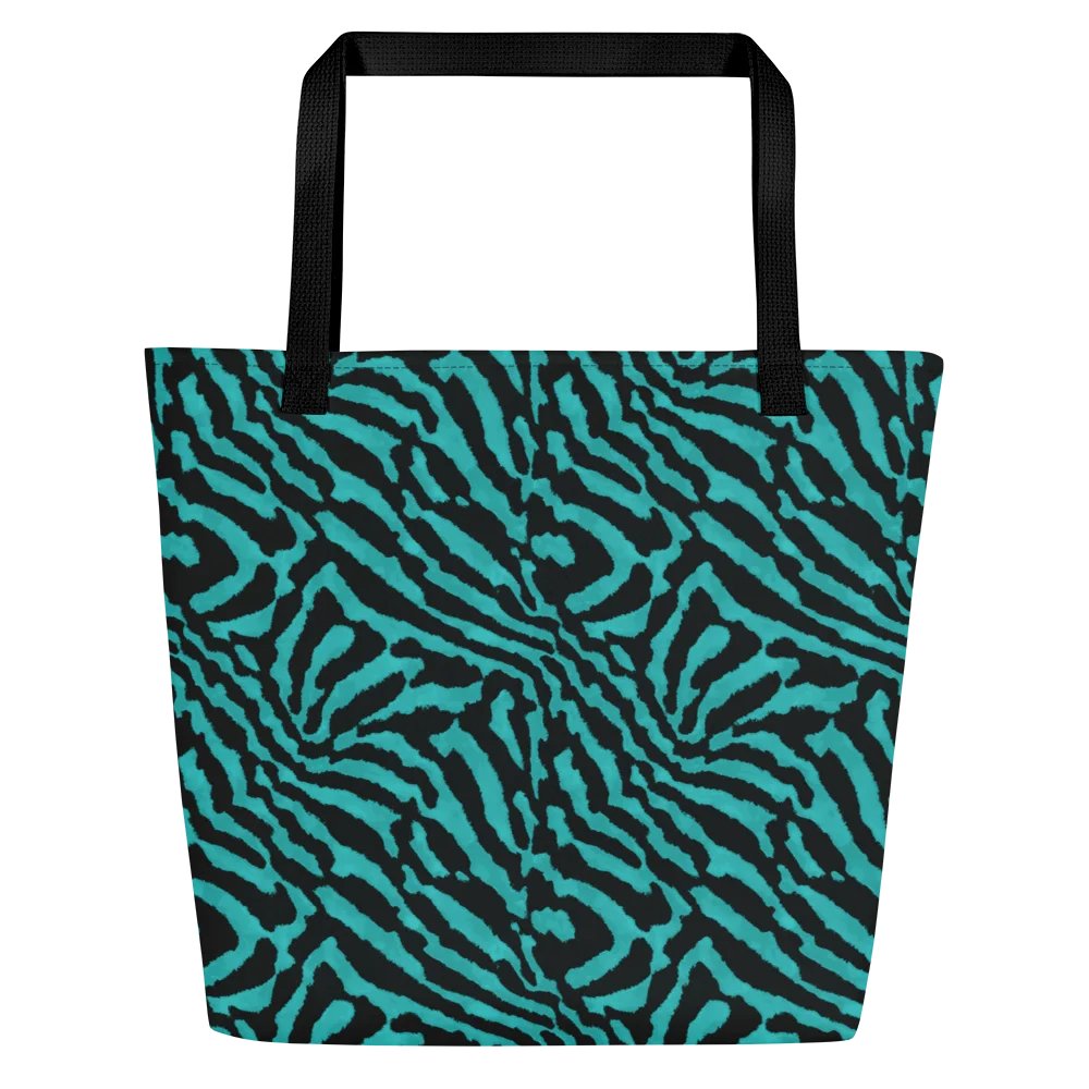 Teal Zebra Bag product image (3)