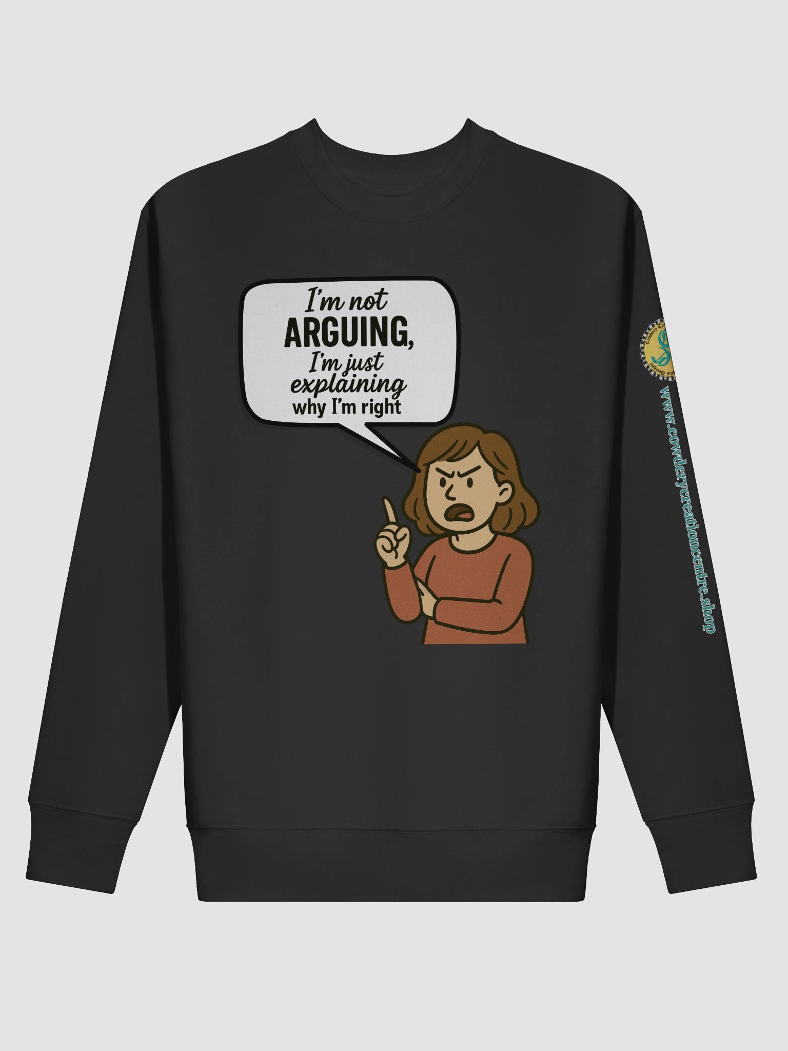 I'm not Arguing (Female) Cotton Heritage Premium Sweatshirt product image (16)