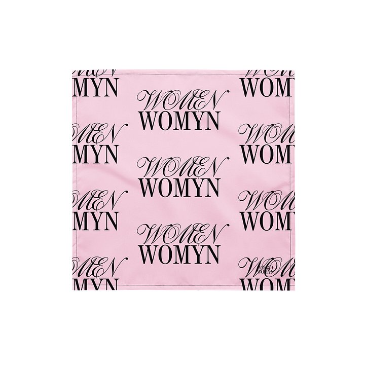 Two Words — WOMEN WOMYN Bandana product image (1)
