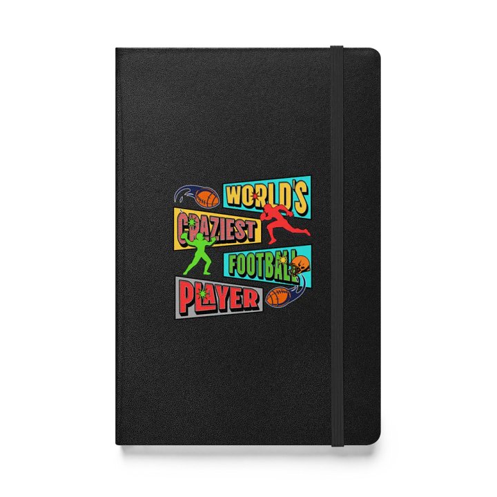 Worlds Craziest Football Player Dynamic Hardcover Journal product image (1)