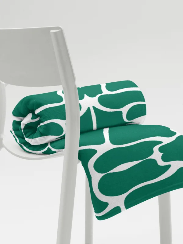 Green Brick Mosaic Throw Blanket product image (11)