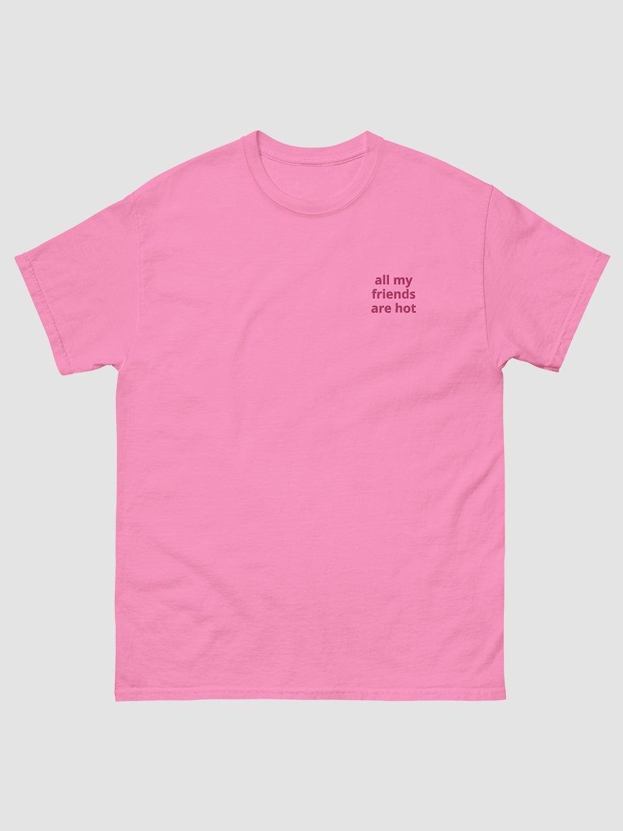 Hot Friends Pink Embroidered T-Shirt product image (1)