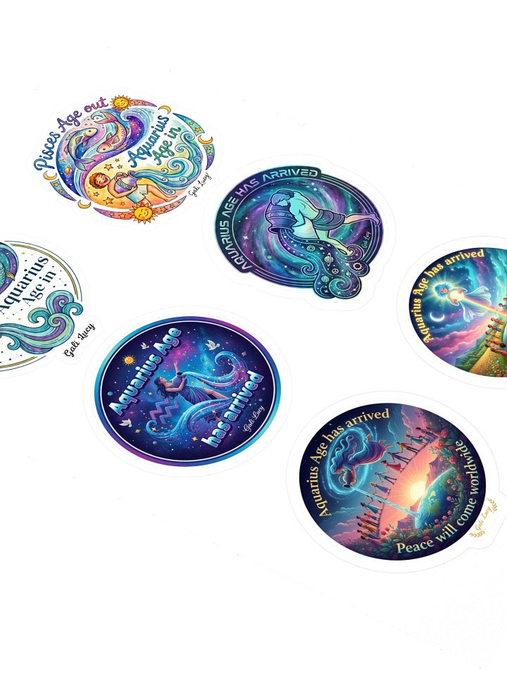 Set of 6 Stickers - Style 1 product image (2)