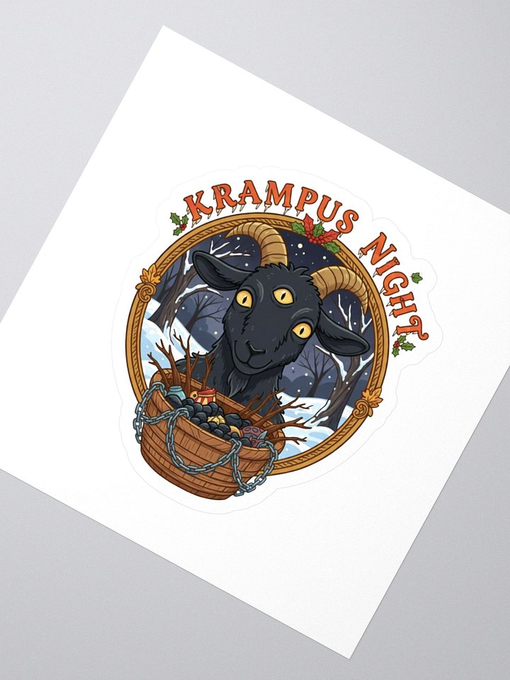 Krampus Night Kiss Cut Stickers product image (2)