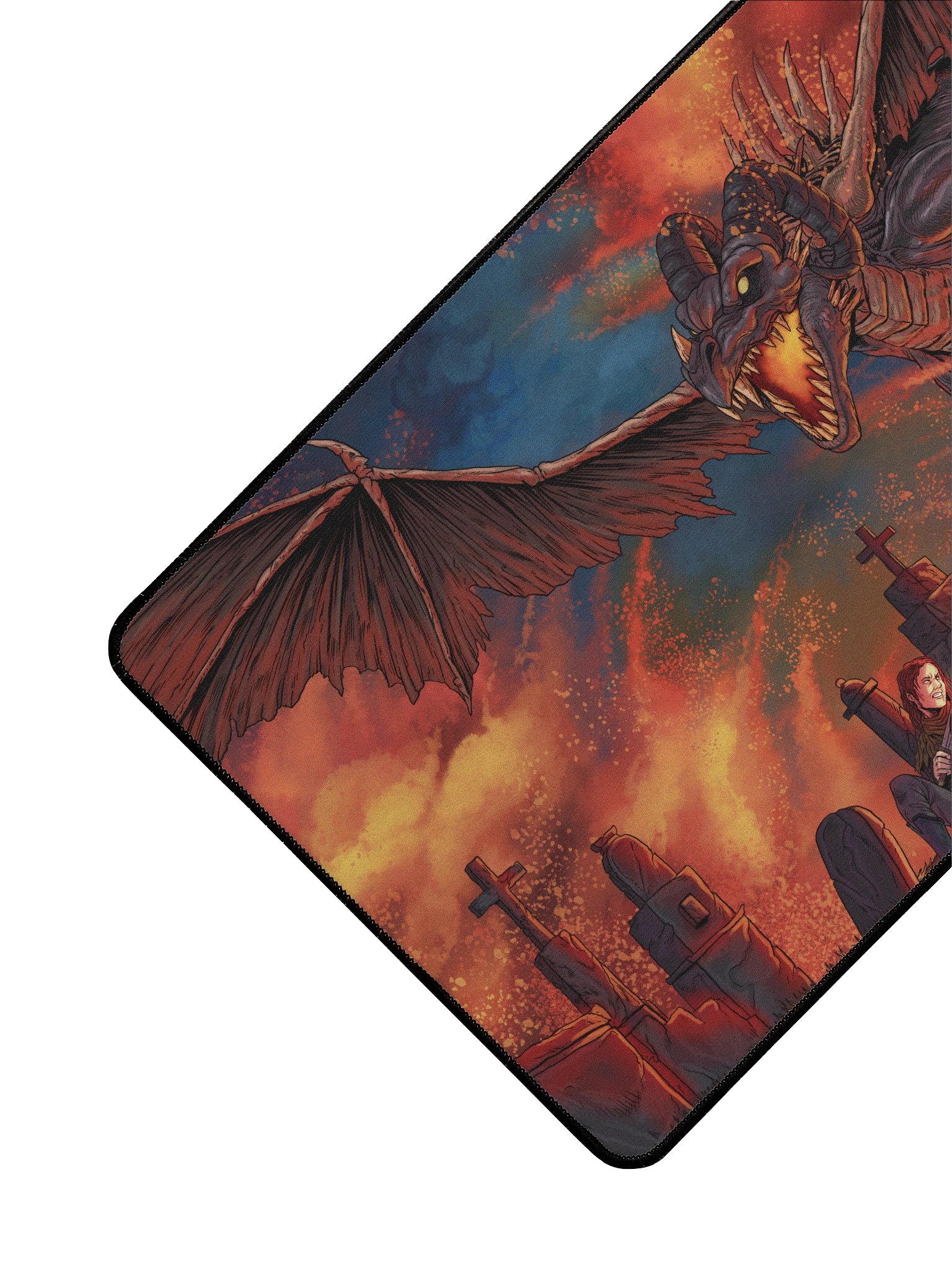 'Small Dragon' Hand Drawn Playmat by DarkSideTokens! product image (3)