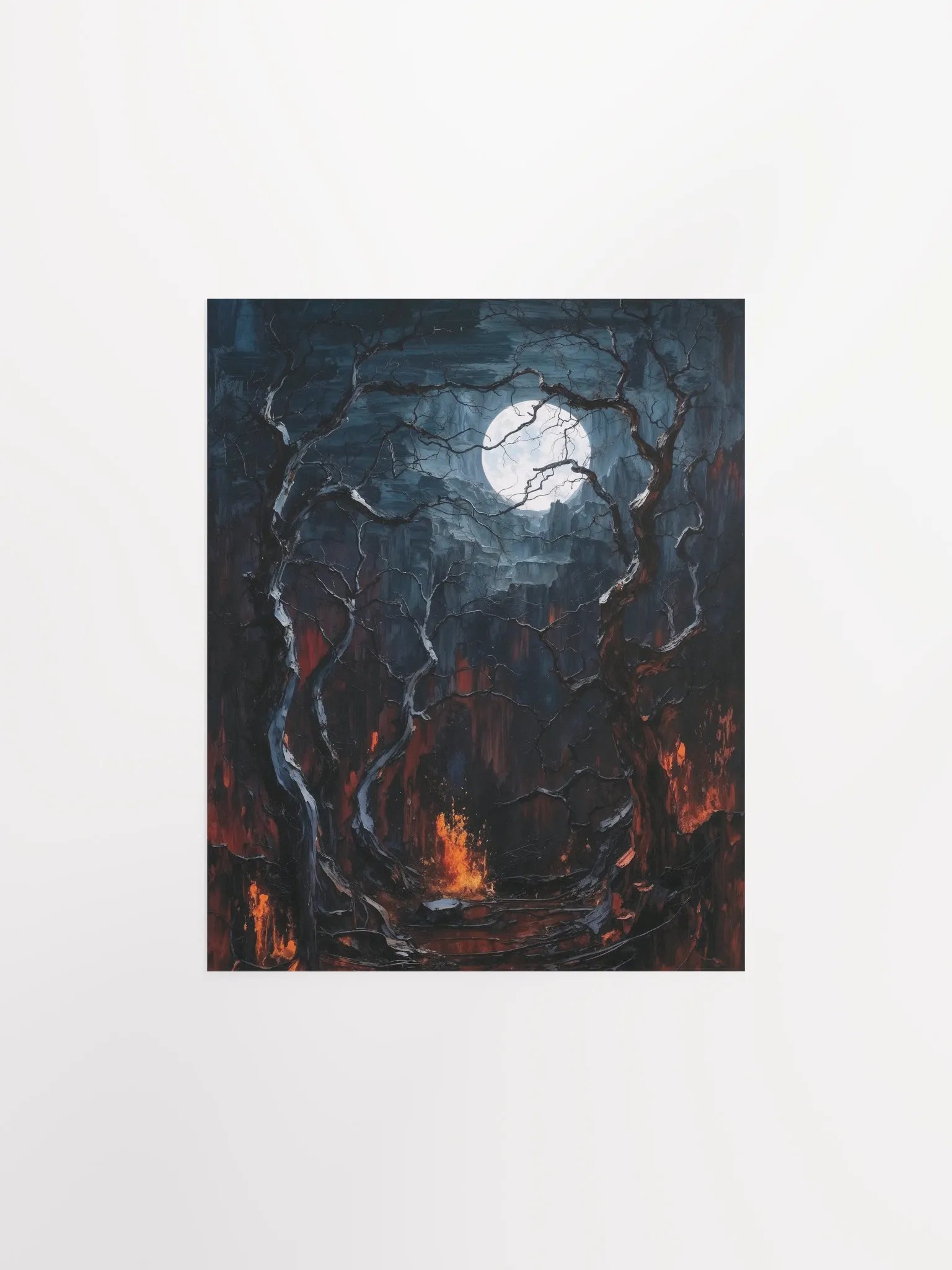 Ethereal Glow Forest Poster product image (4)