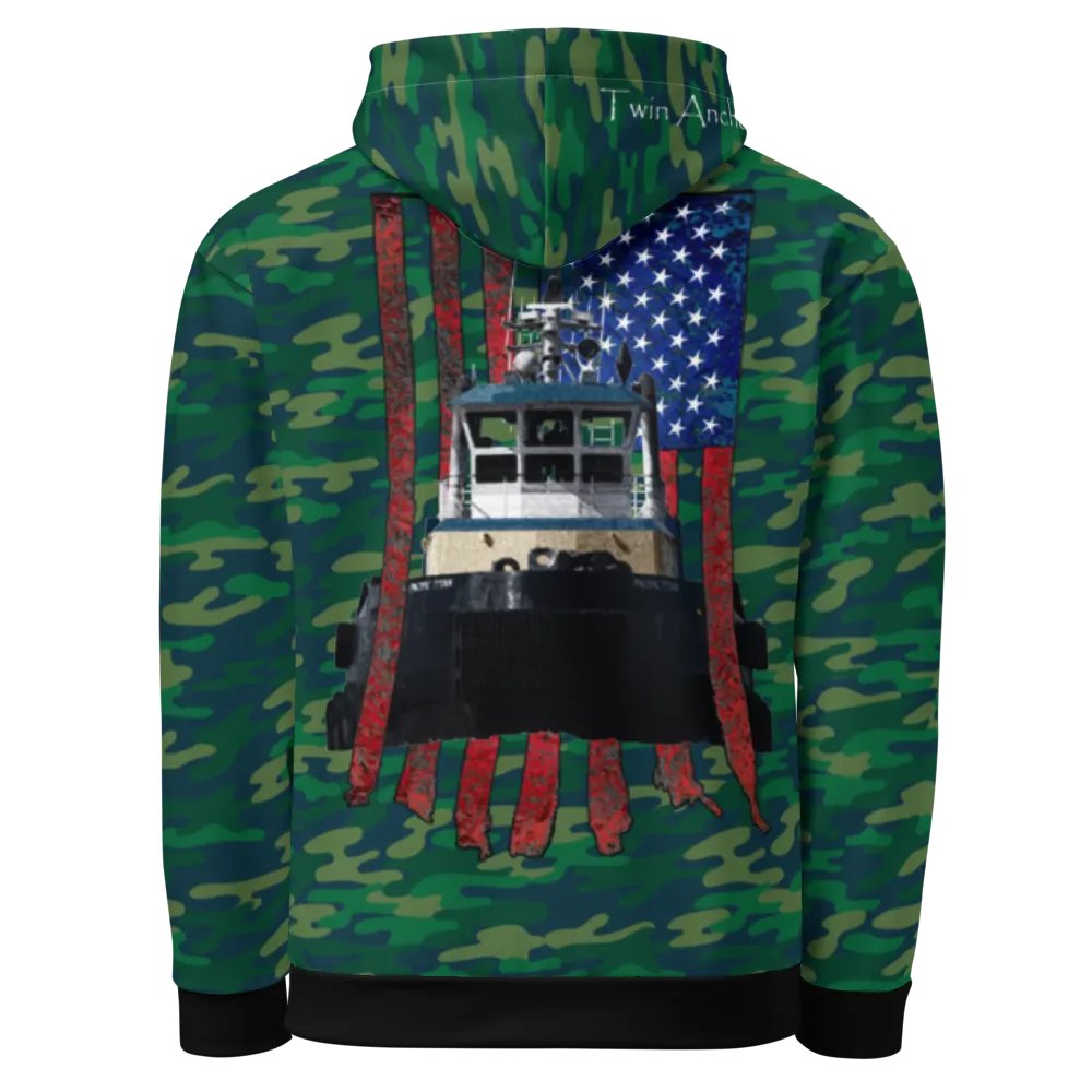 AF & Tug Pacific Titan (Teal Camouflage) – Performance Marine Wear | Twin Anchor Apparel North Current Line product image (7)